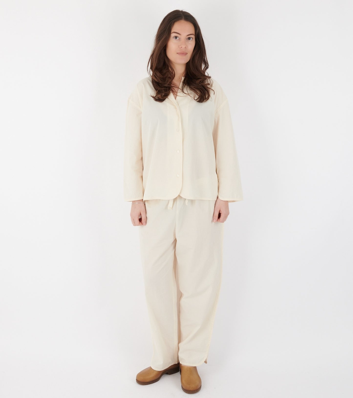 Pyjamas Poplin Pure Ecru