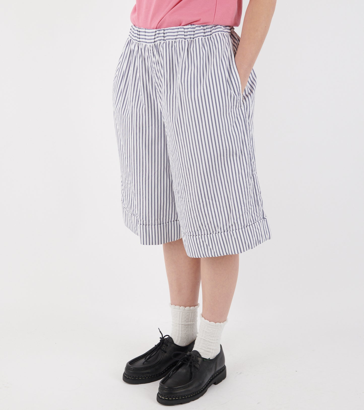 Striped Shorts White/Blue