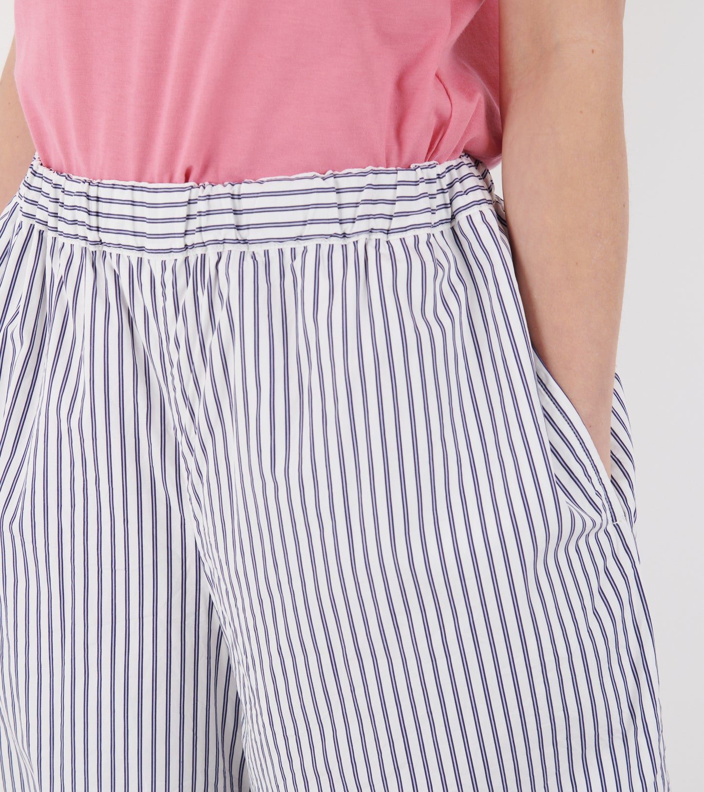 Striped Shorts White/Blue