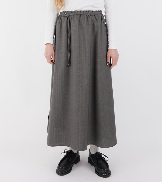 Helen Skirt Grey Stripe
