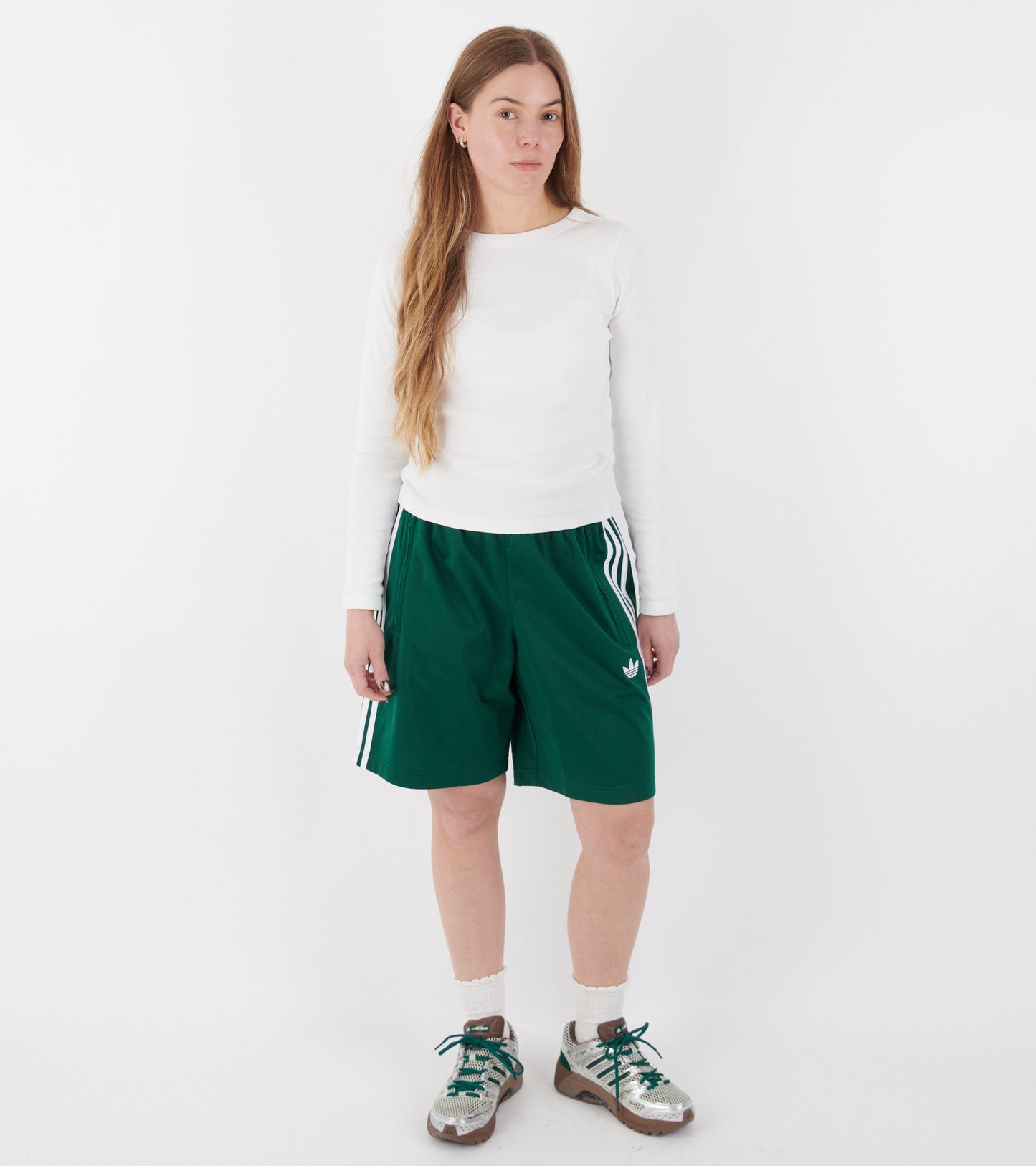 Firebird Shorts Collegiate Green/White