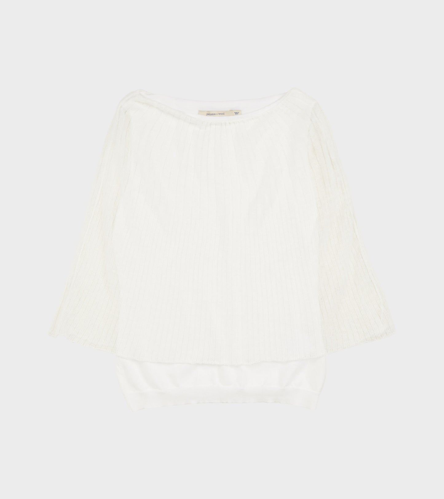 Saphira Cape Top Off-white