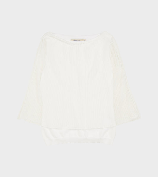 Saphira Cape Top Off-white