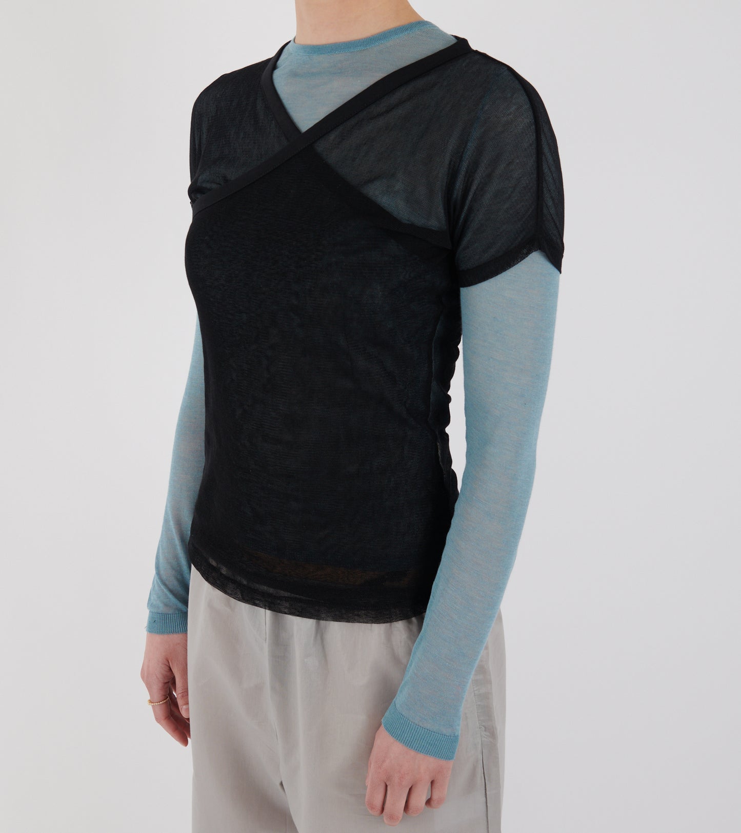 Olimpia Mesh T-shirt Black