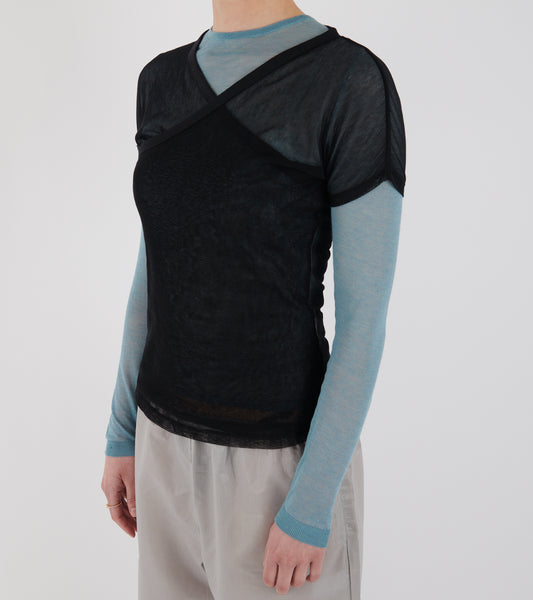 Olimpia Mesh T-shirt Black