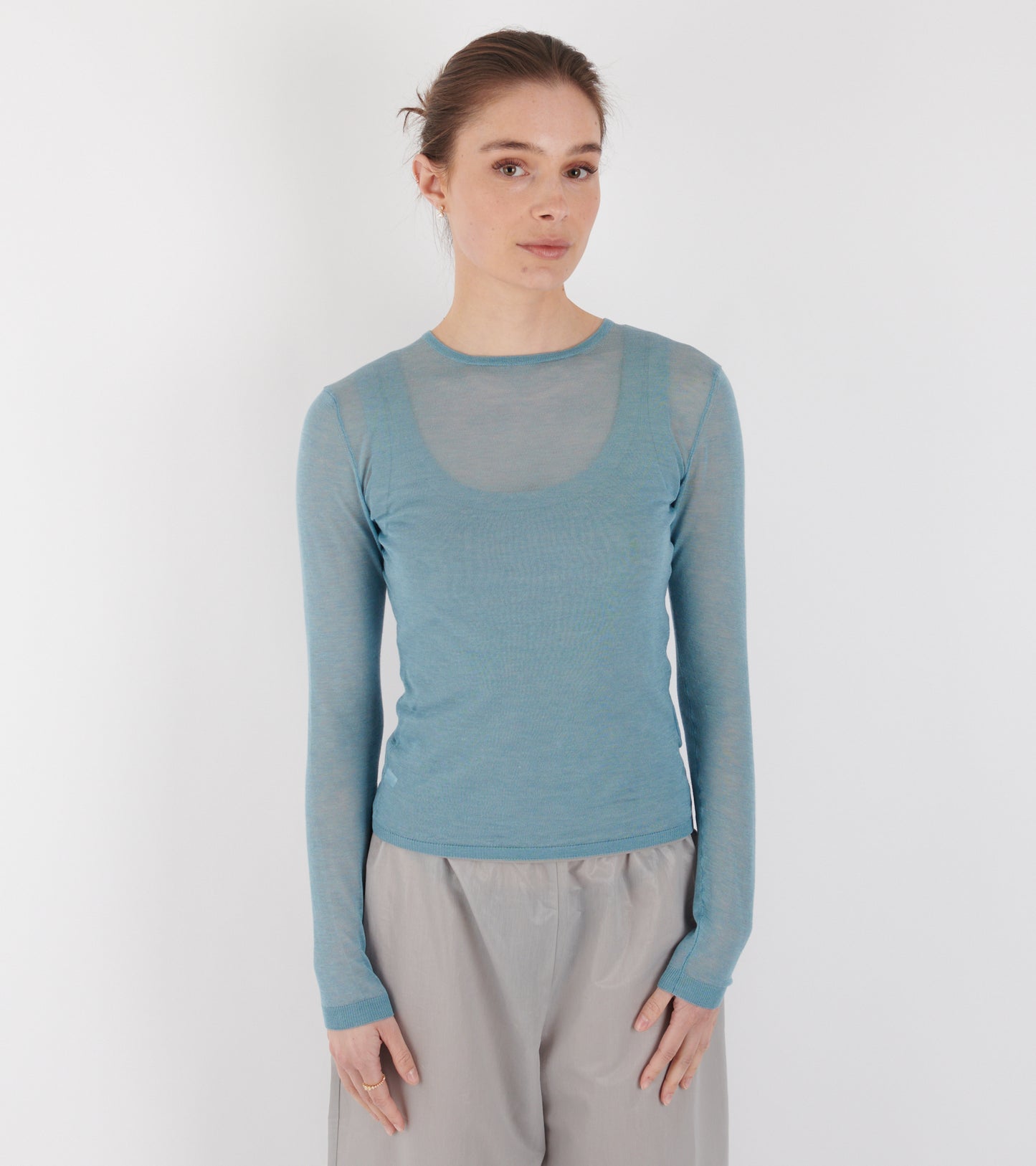 Round Losa Longsleeve Turquoise