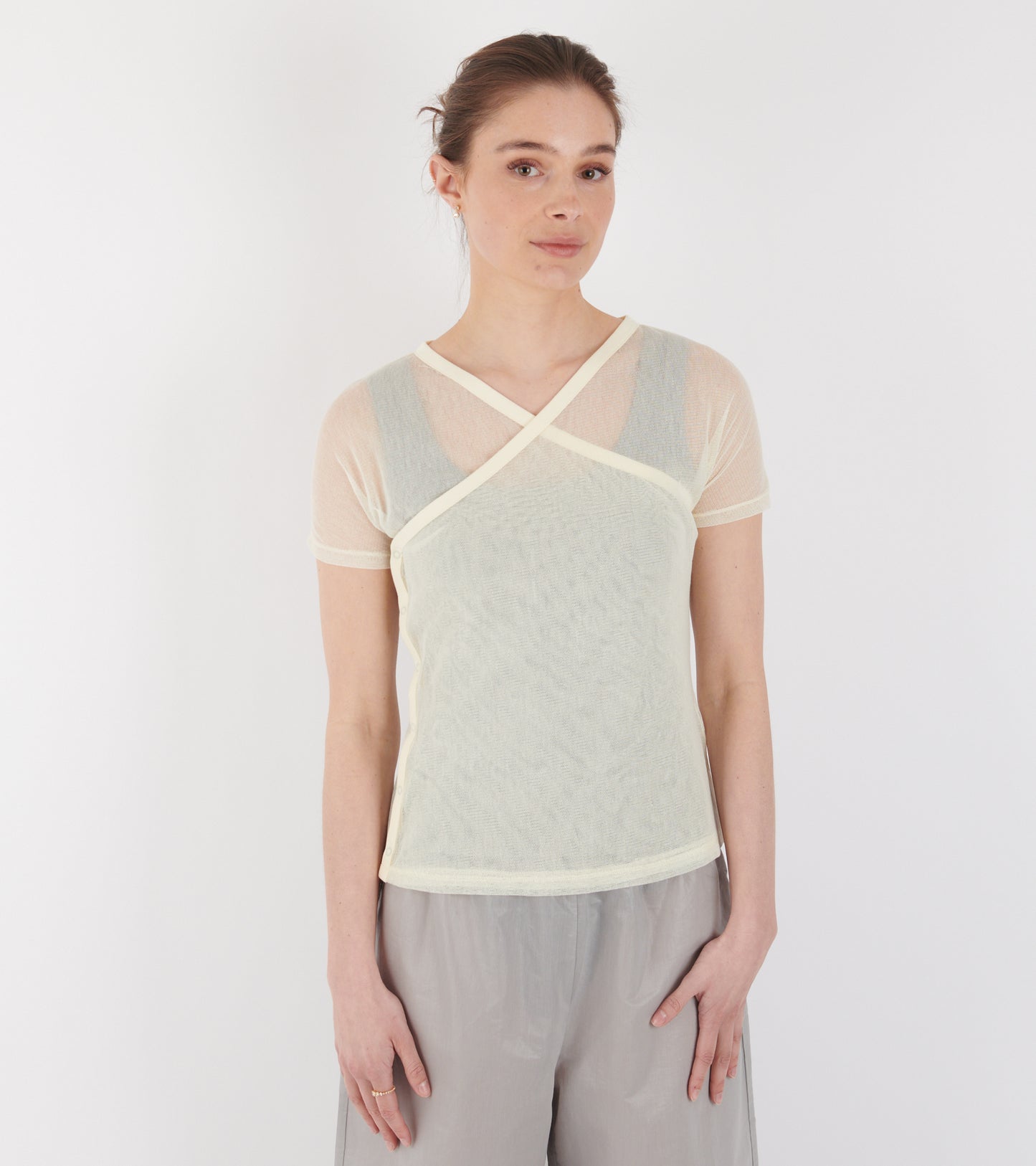 Olimpia Mesh T-shirt Off-white