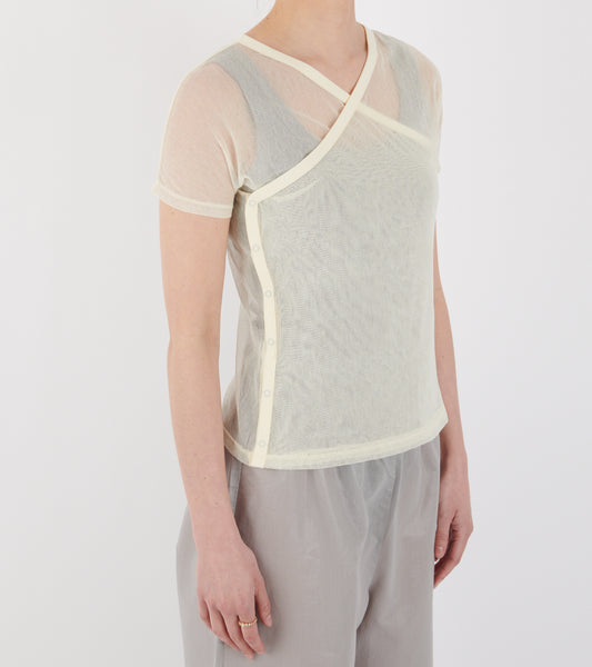 Olimpia Mesh T-shirt Off-white