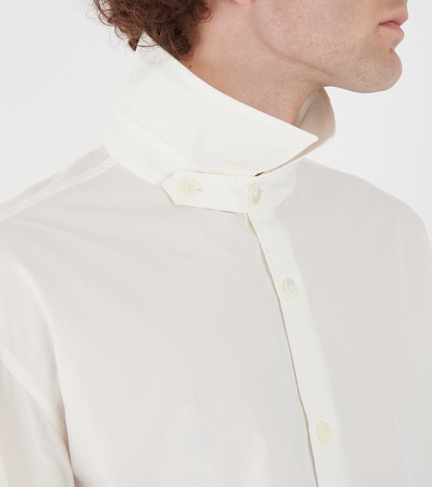 Garment Dyed Finx Shuttle Weather Shirt White