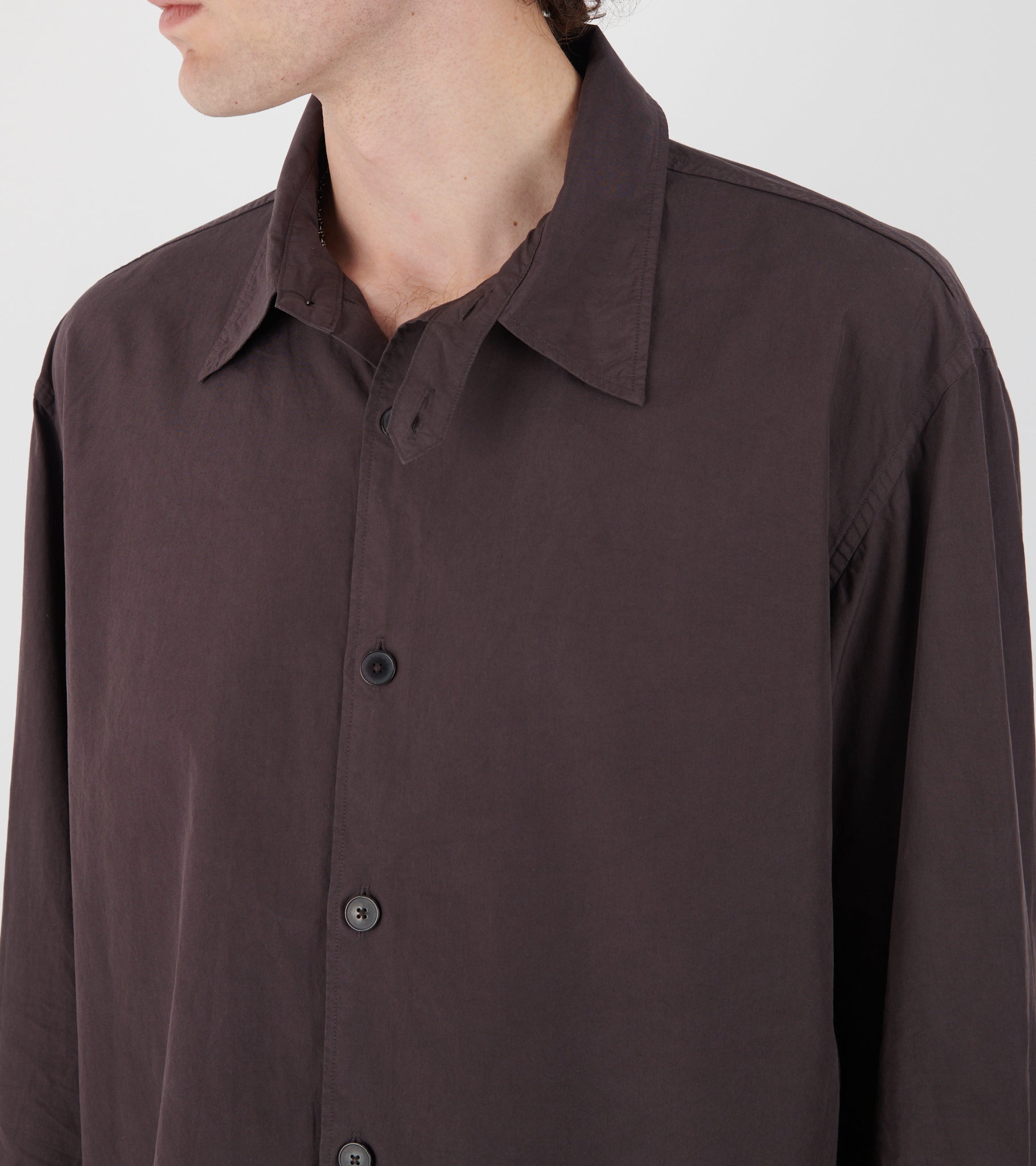 Garment Dyed Finx Shuttle Weather Shirt Dark Brown – Dr. Adams