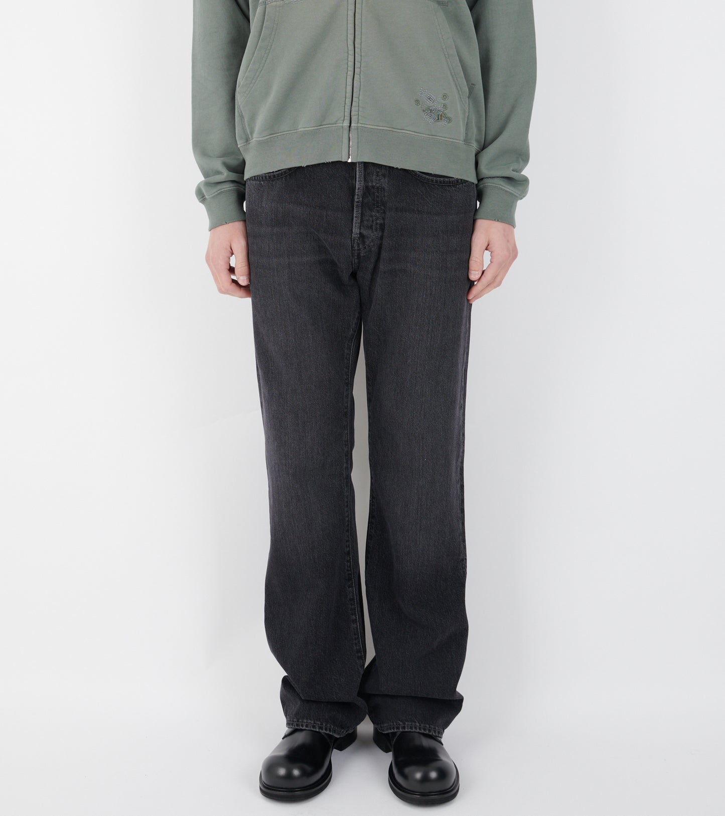 2010M Regular Fit Jeans Vintage Black