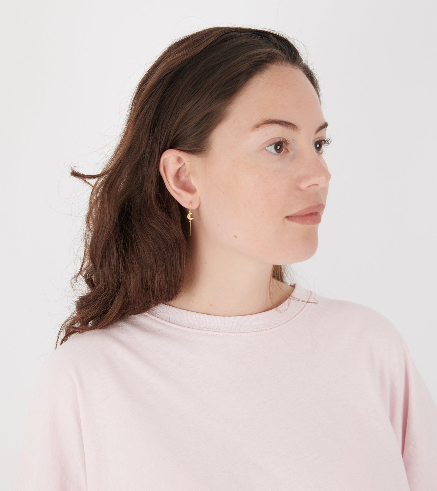 Sui Moon Earring Gold