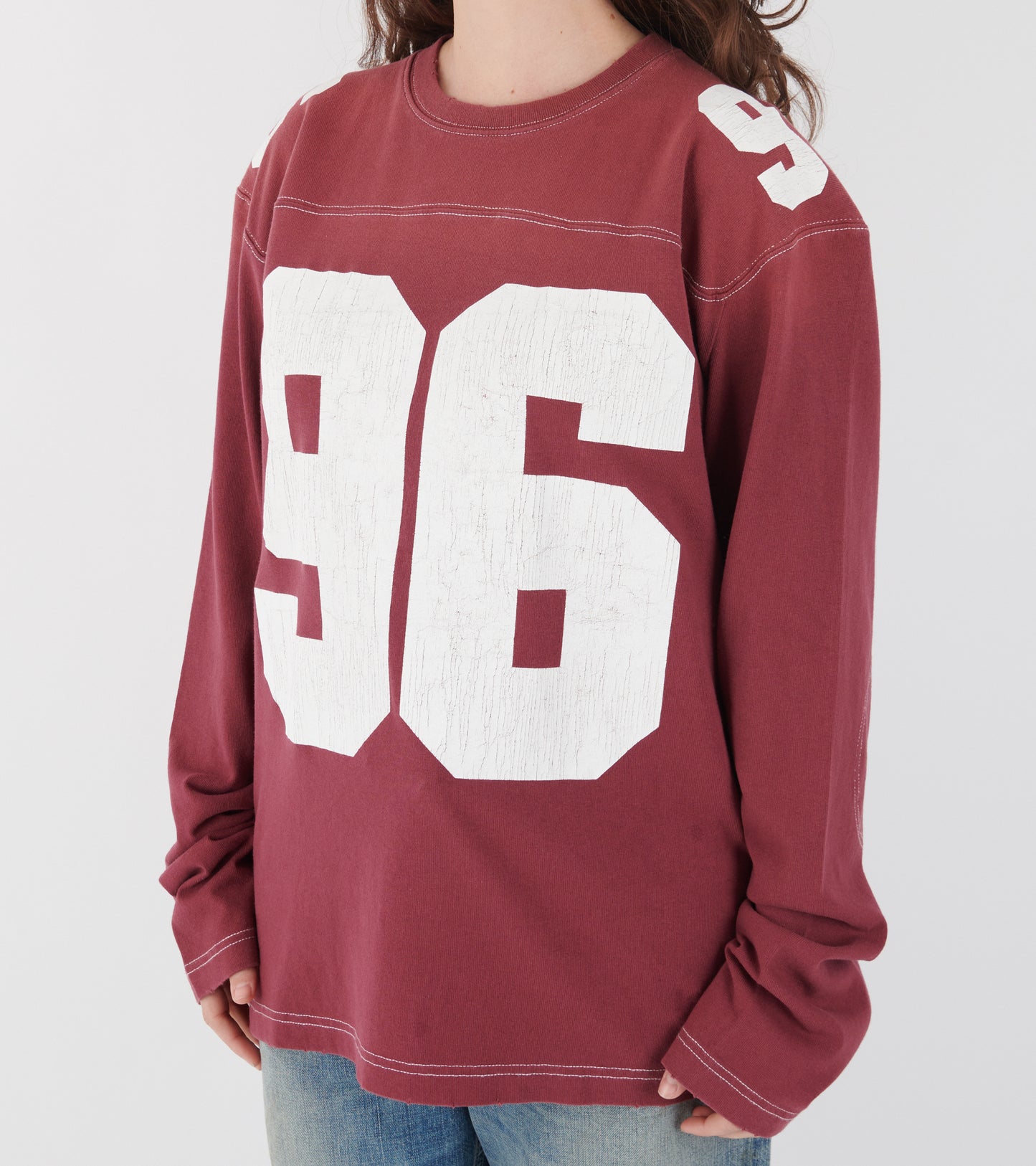 Logo Jersey T-shirt Faded Red