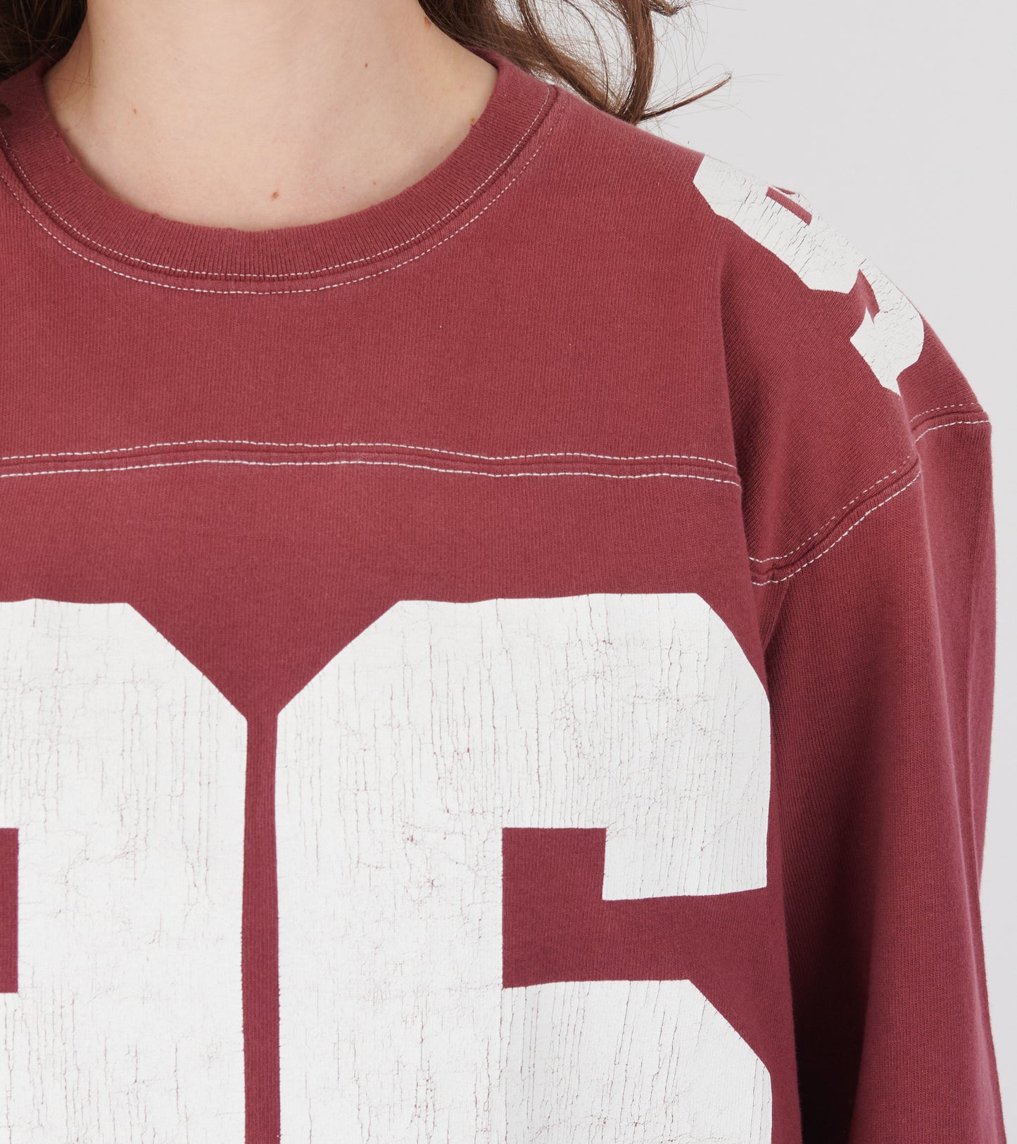 Logo Jersey T-shirt Faded Red