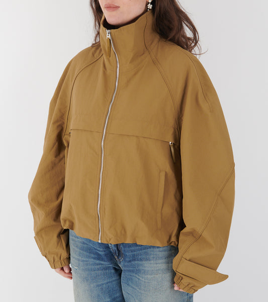 Nylon Logo Jacket Dark khaki