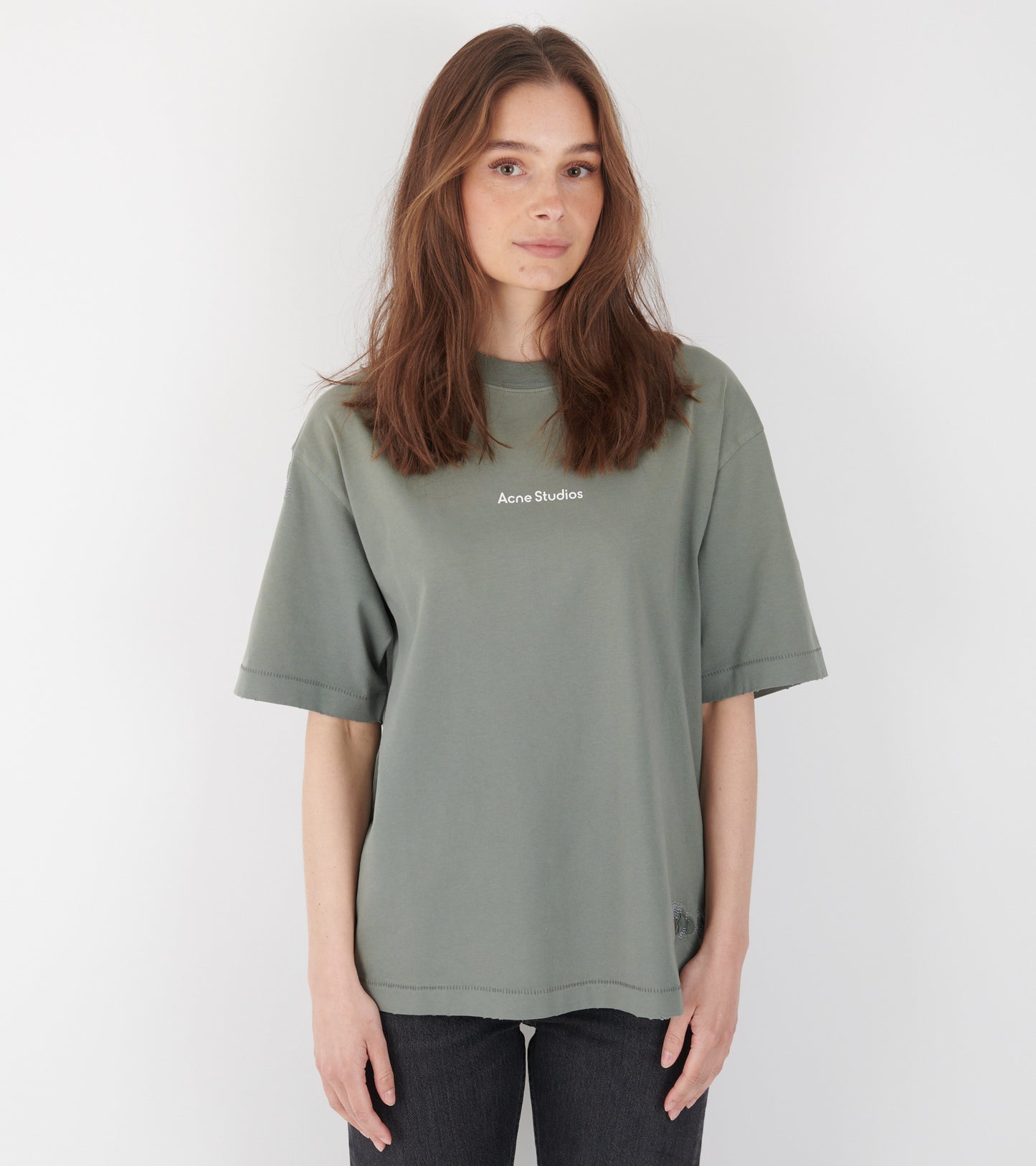 Mended Logo T-shirt Slate Grey
