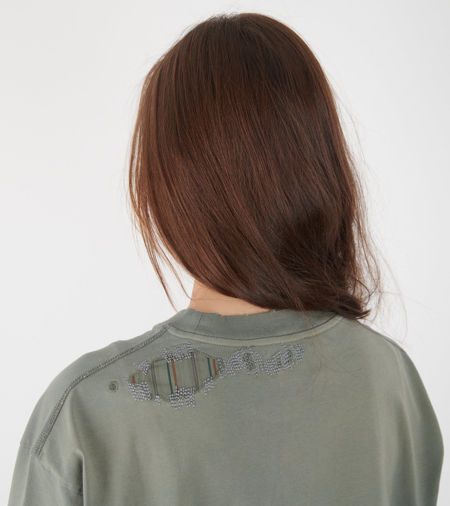 Mended Logo T-shirt Slate Grey