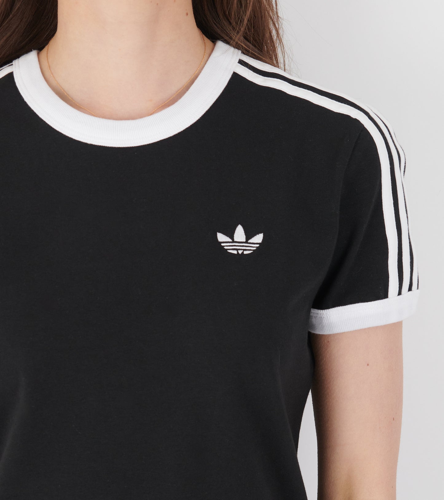 3 Stripes Slim Tee Black/White