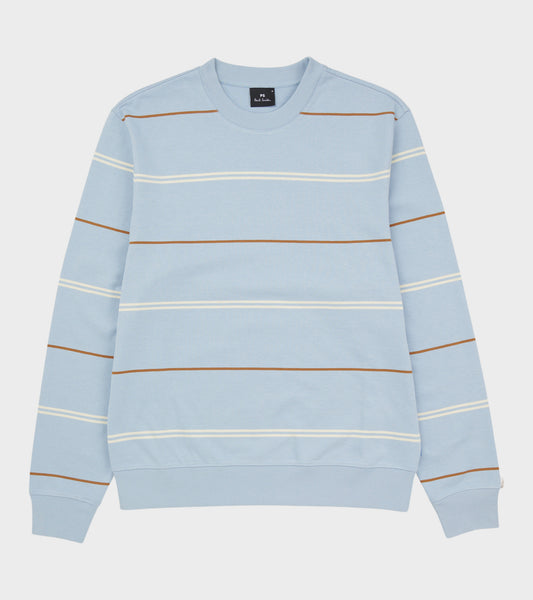 Striped Sweatshirt Light Blue