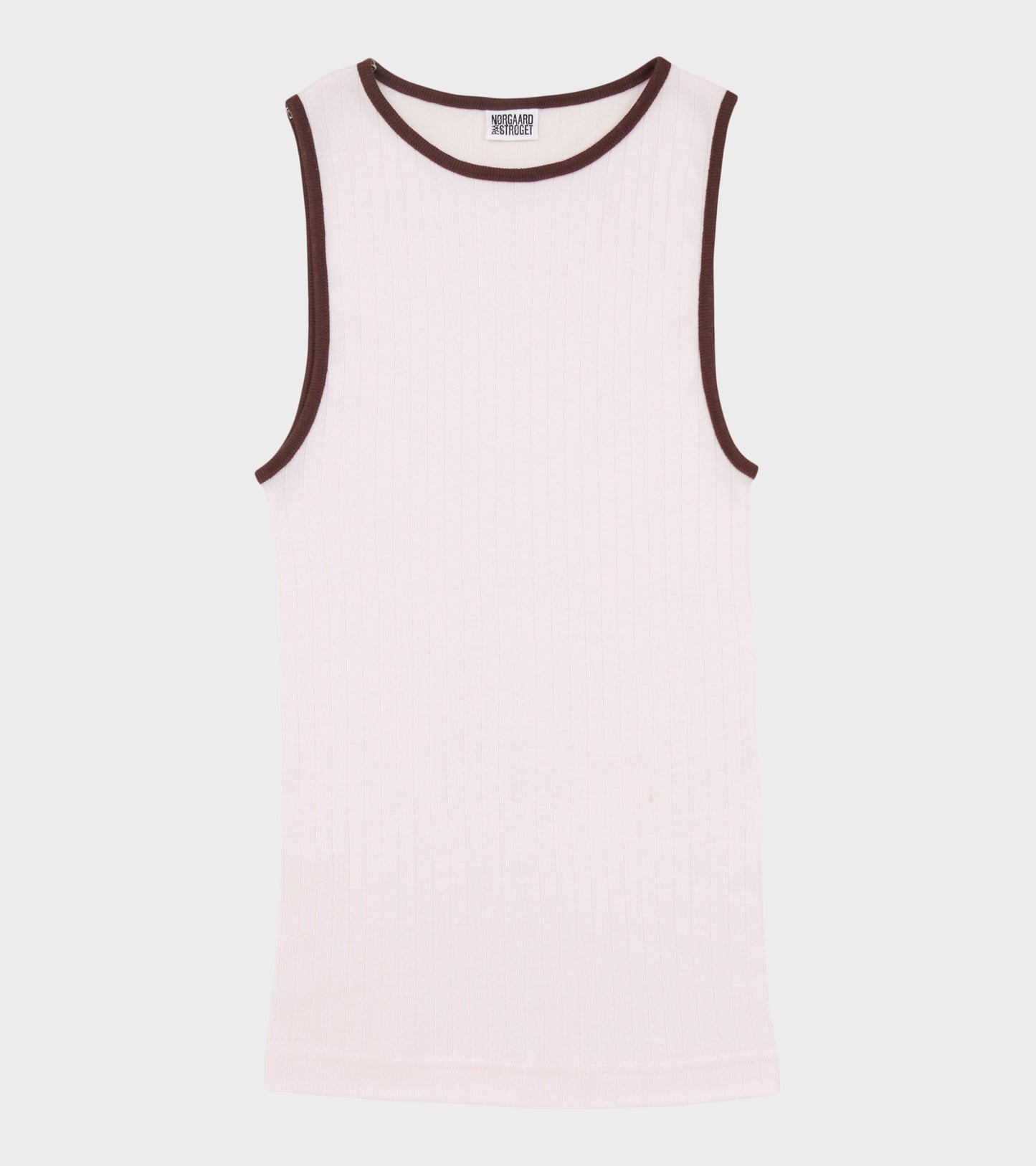 101 Tank Top Kontrast Rose/Brown