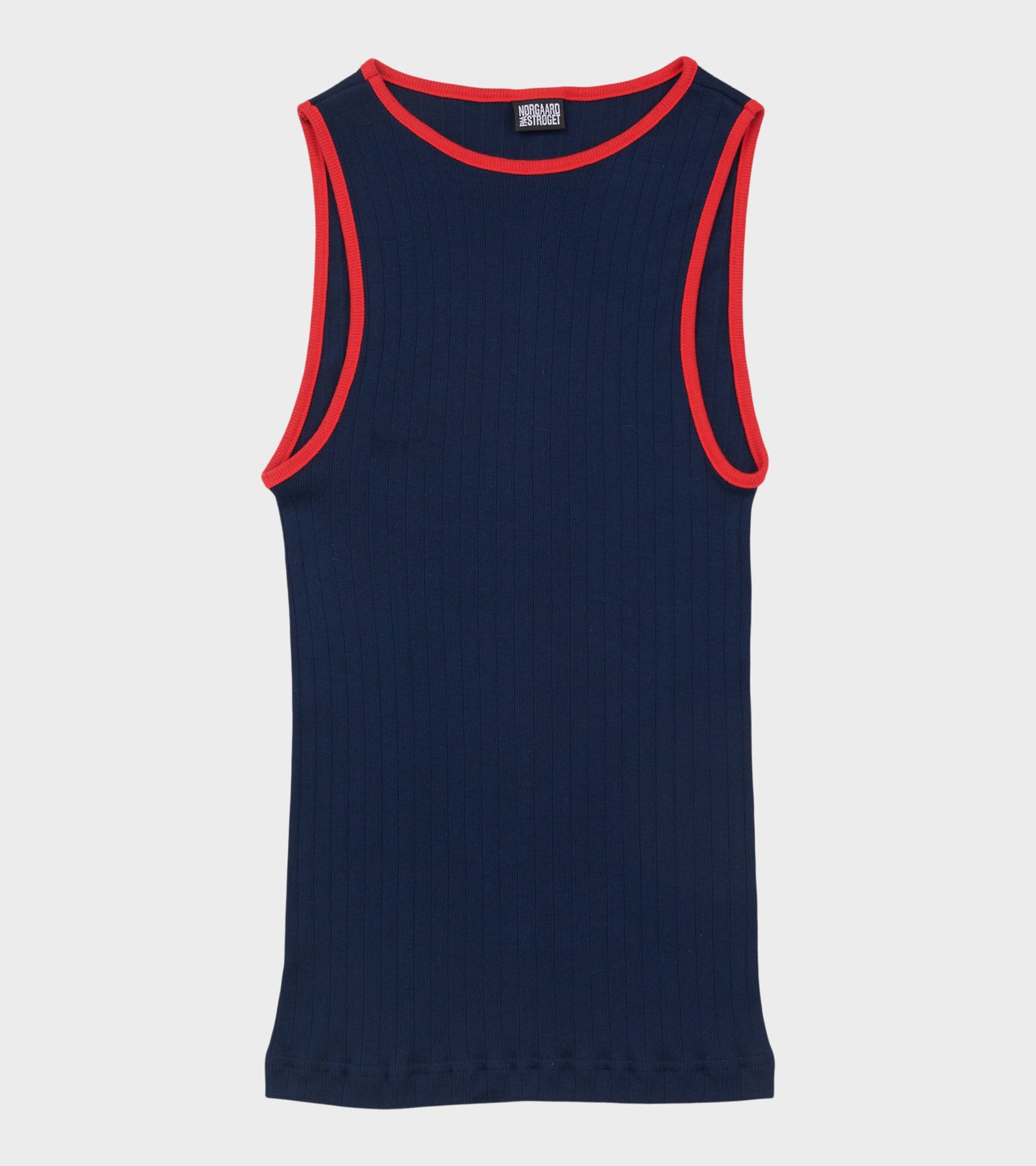 101 Tank Top Kontrast Marine/Red