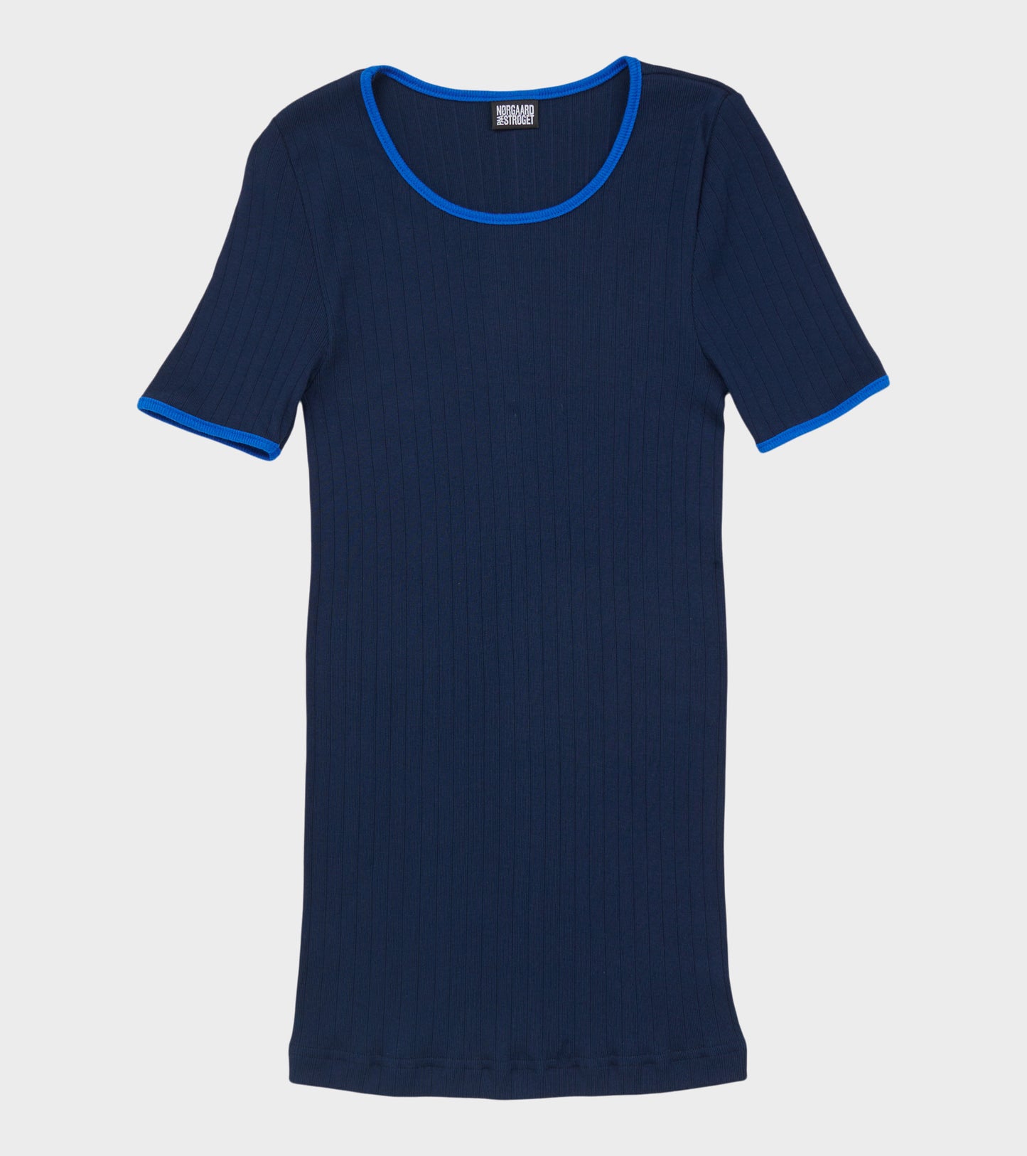 101 Short Sleeve T-shirt Kontrast Marine/Klein