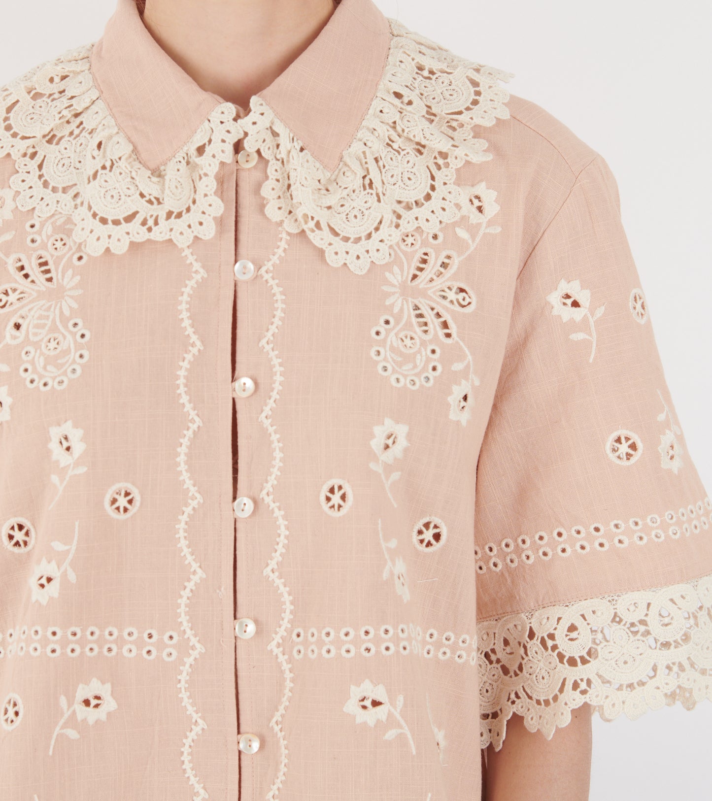 Talia Shirt Antique Rose
