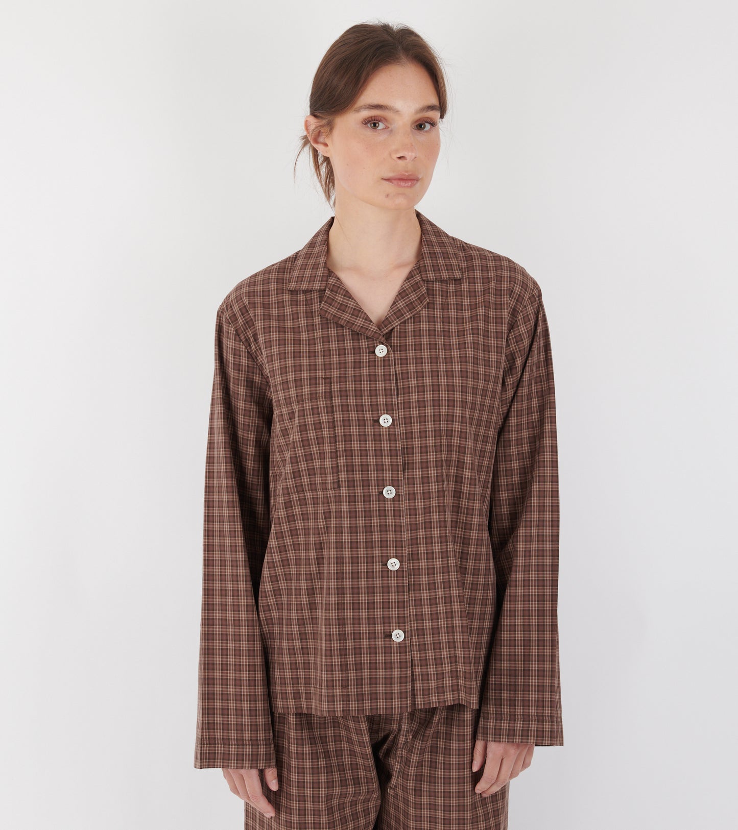Women's Long-sleeved Shirt Serra Checks