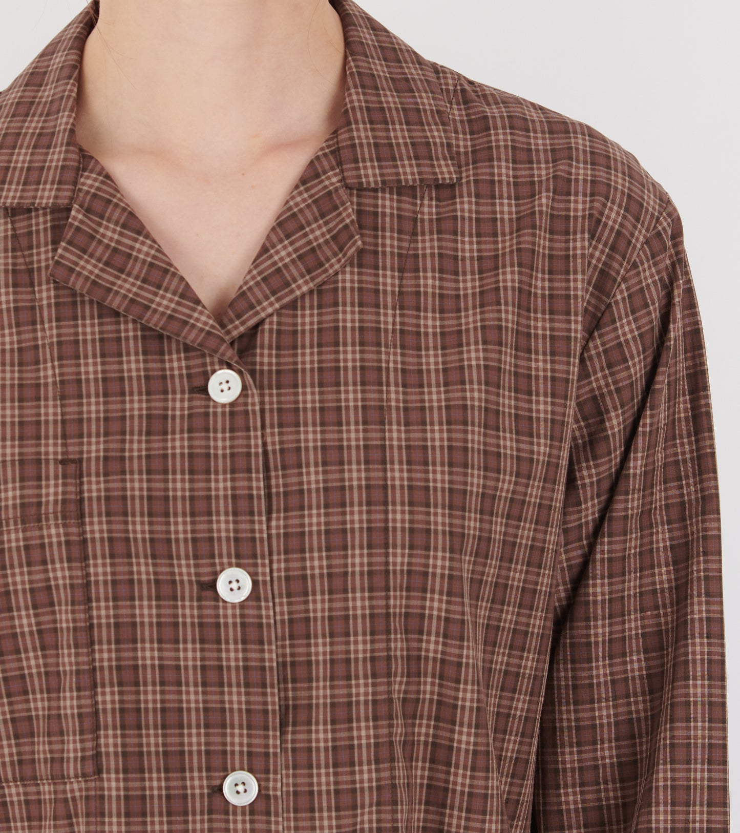 Women's Long-sleeved Shirt Serra Checks
