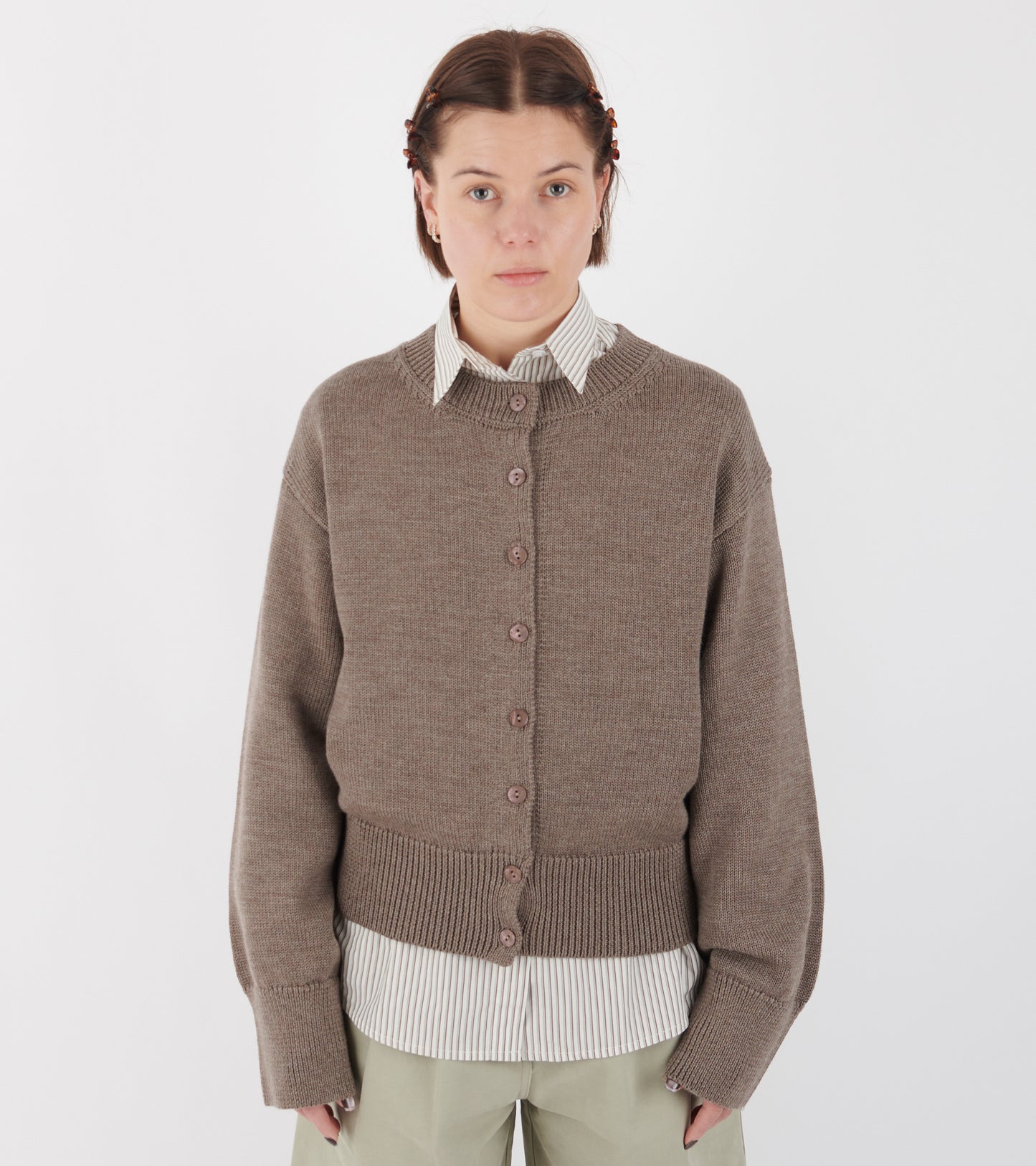 Nanna Cardigan Taupe