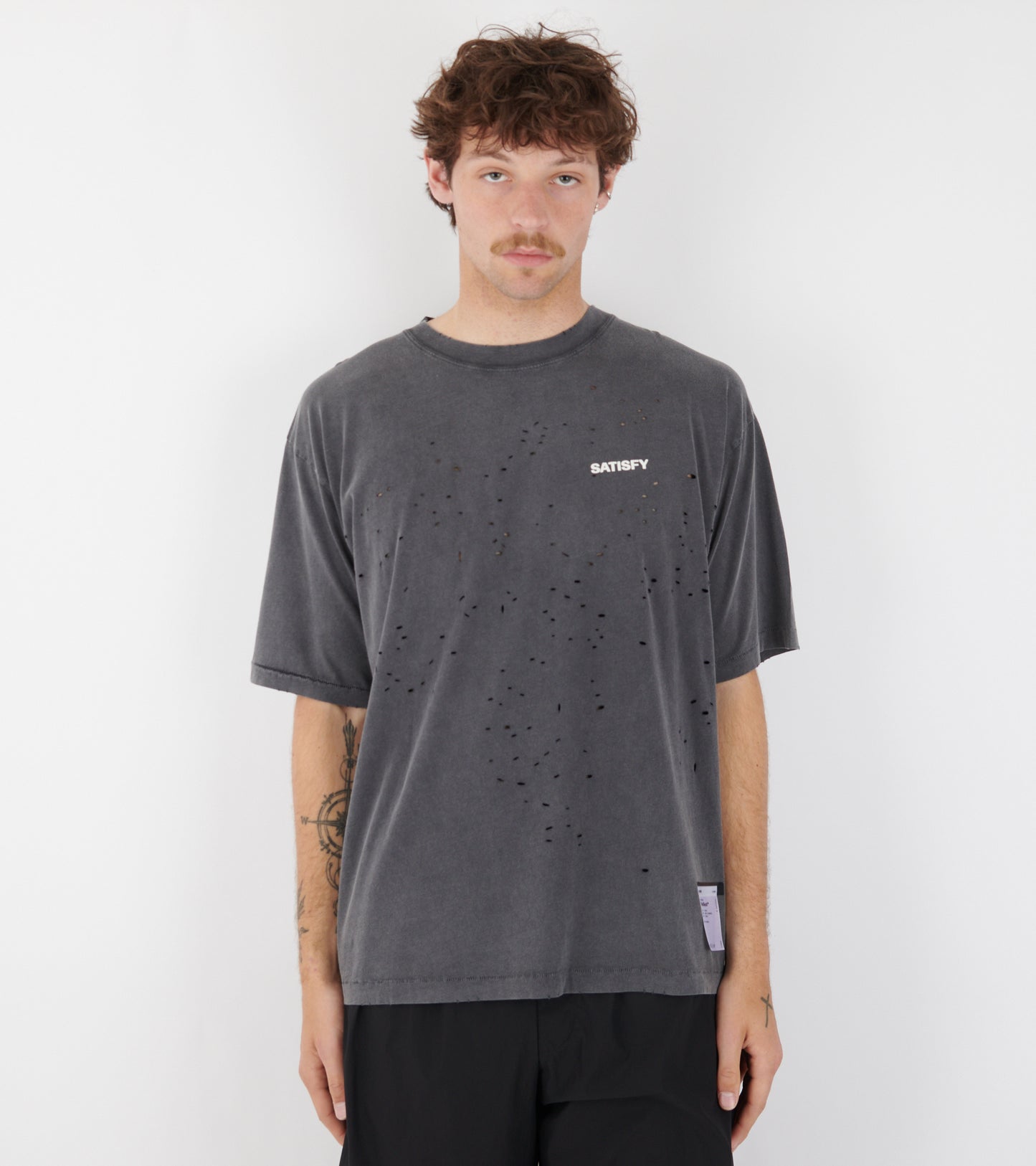 MothTech T-shirt Aged Black