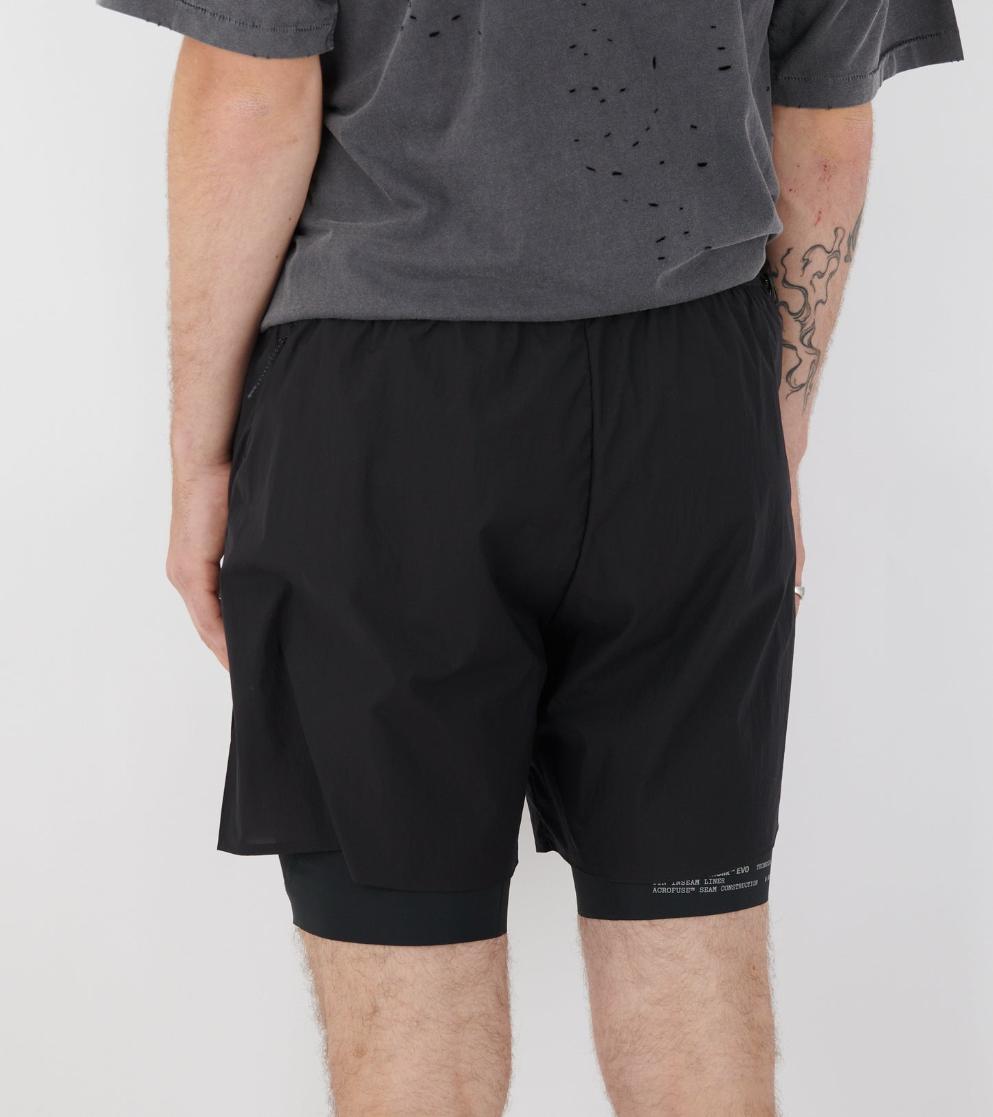 Rippy Cordura 8 Trail Shorts Black