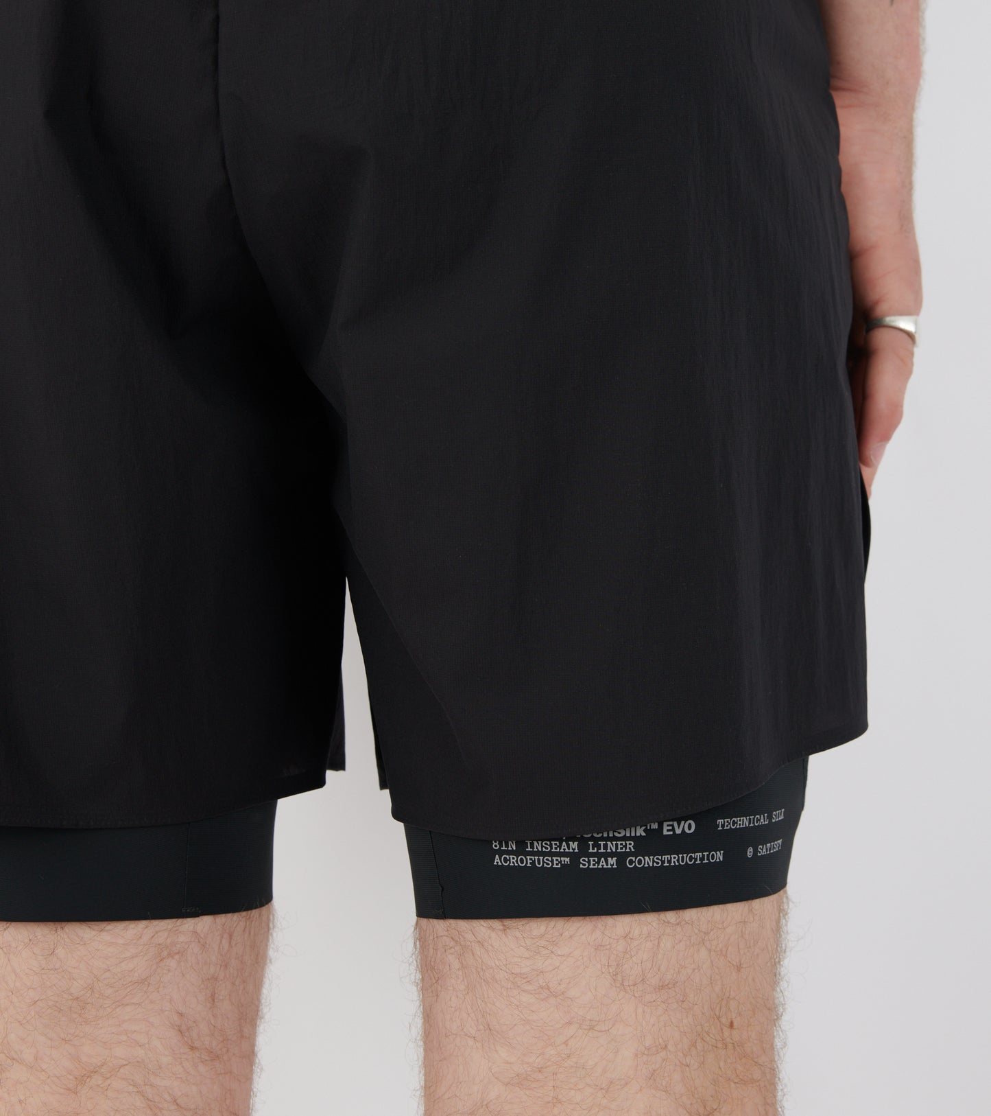 Rippy Cordura 8 Trail Shorts Black