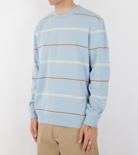 Striped Sweatshirt Light Blue