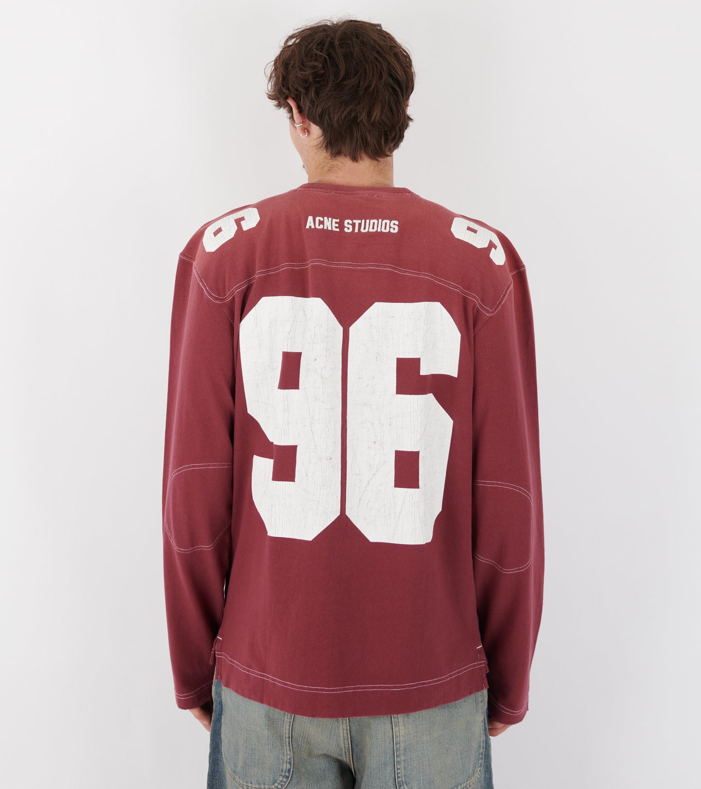 Logo Jersey T-shirt Faded Red