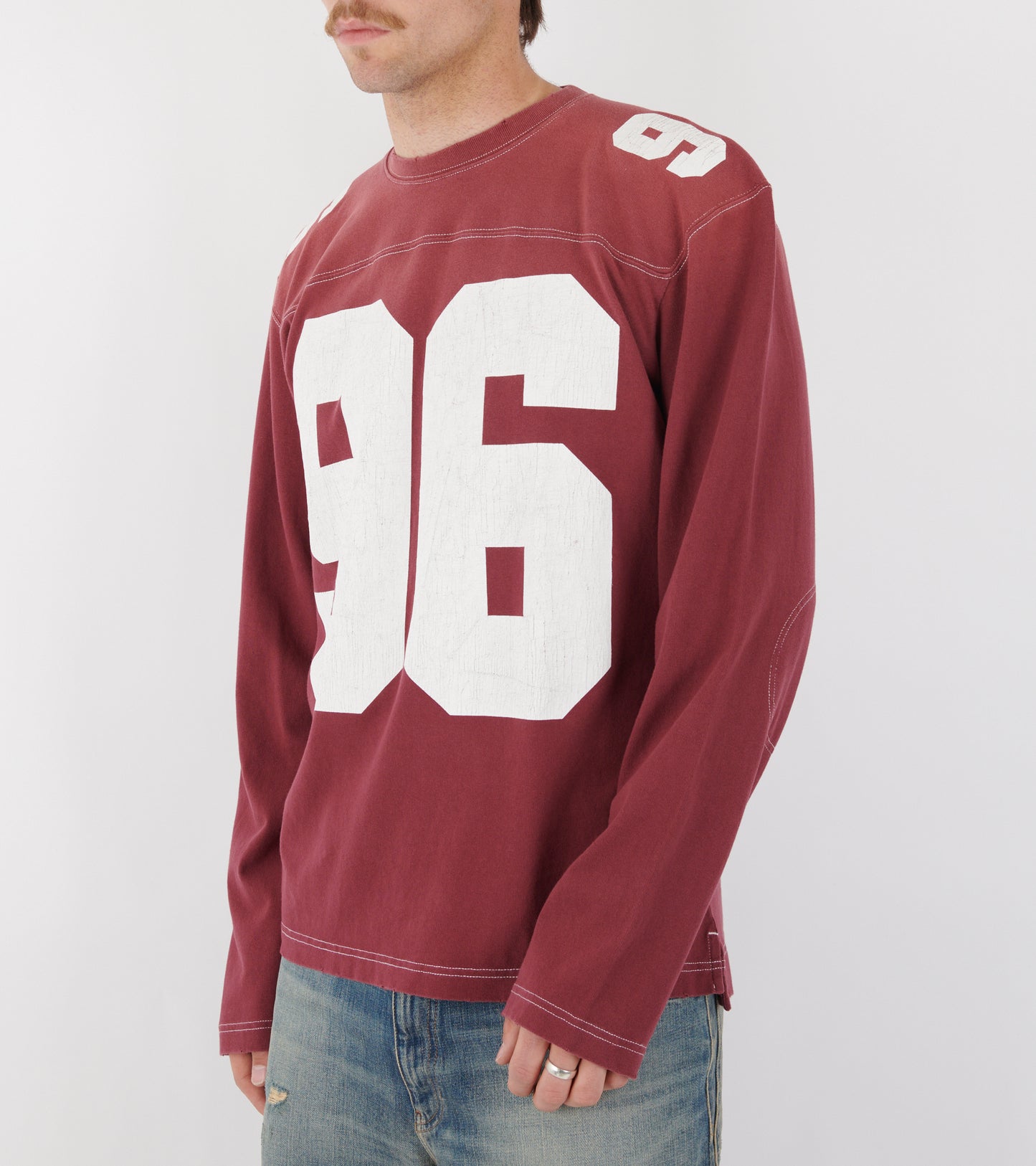 Logo Jersey T-shirt Faded Red
