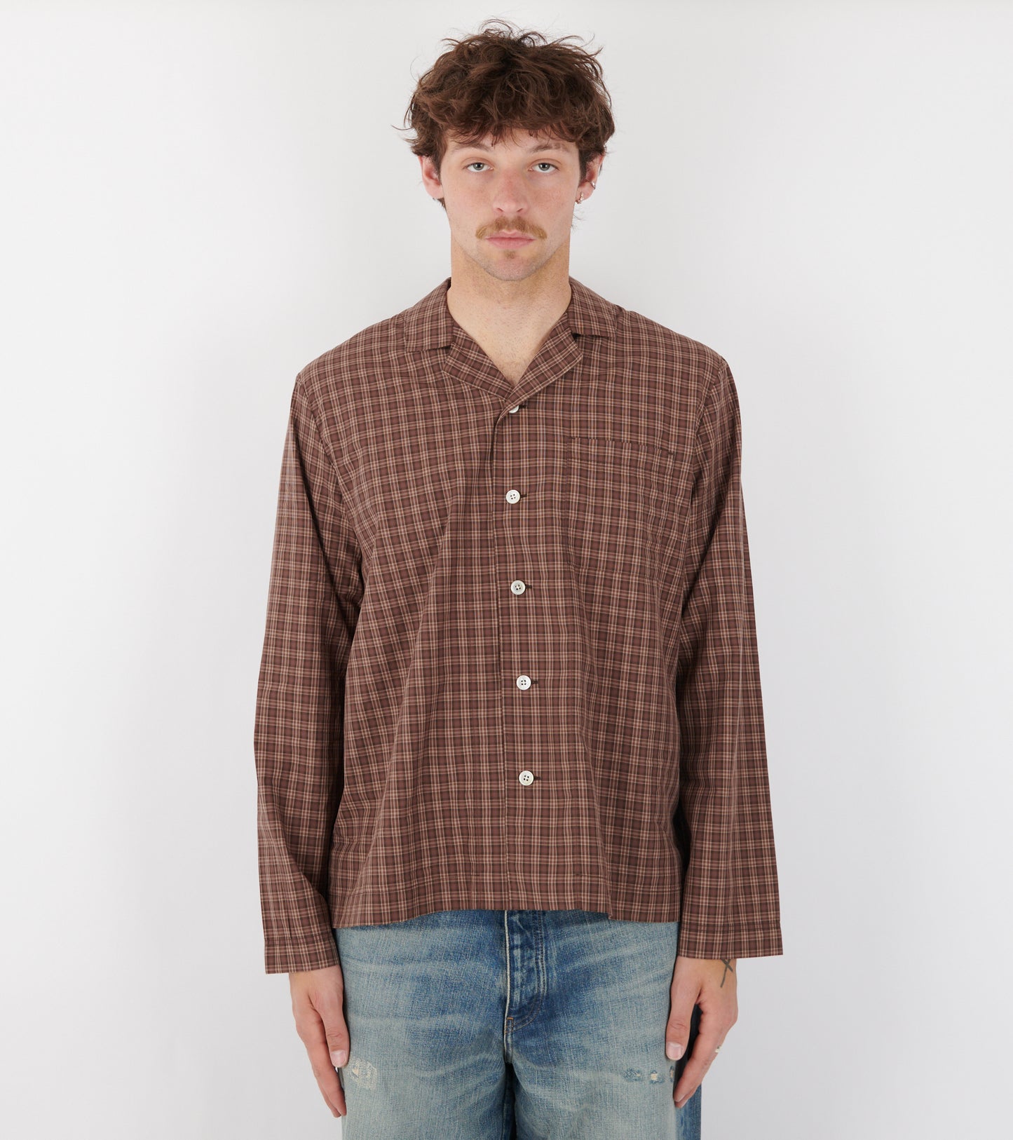 Men's Long-sleeved Shirt Serra Checks