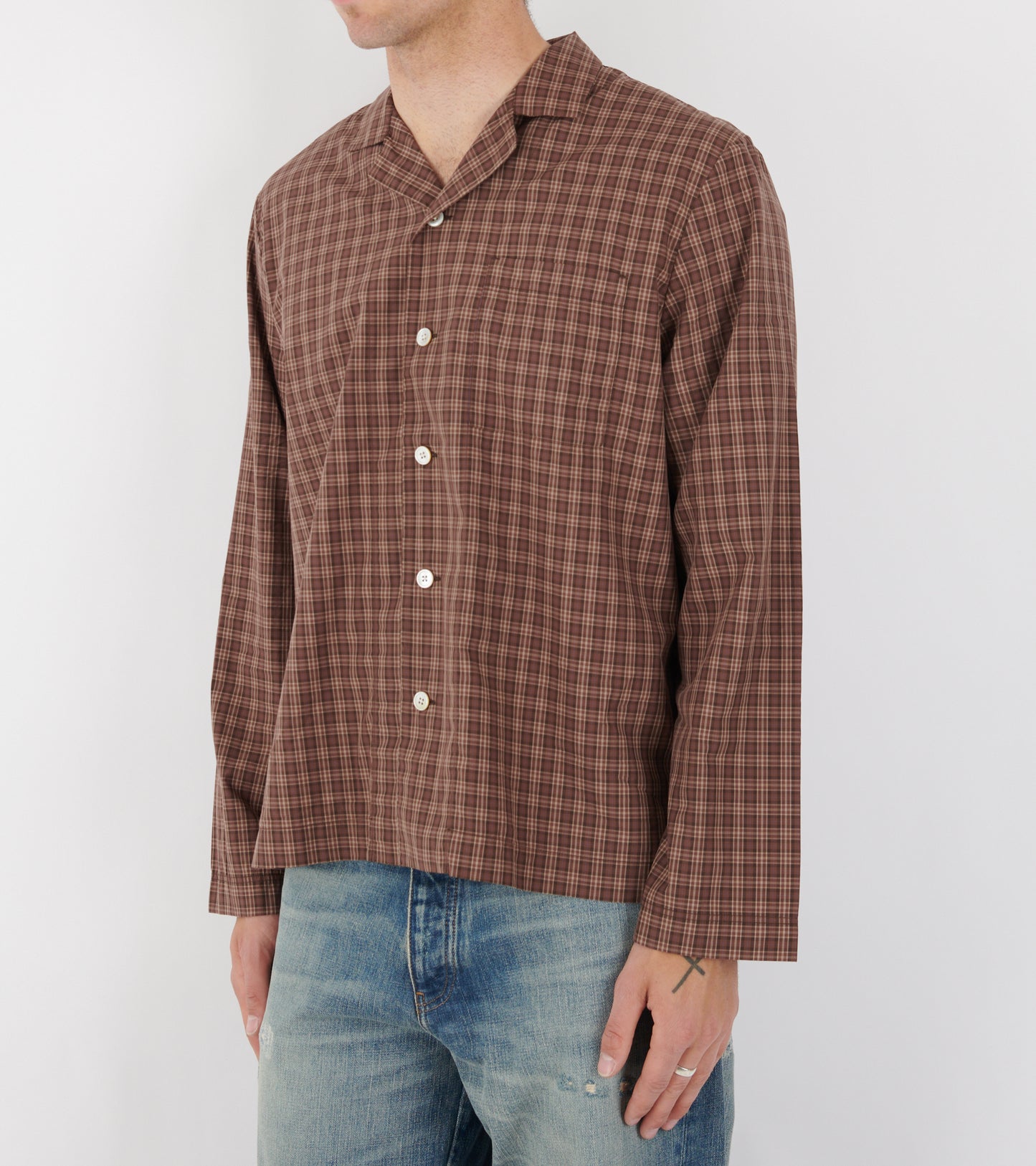 Men's Long-sleeved Shirt Serra Checks