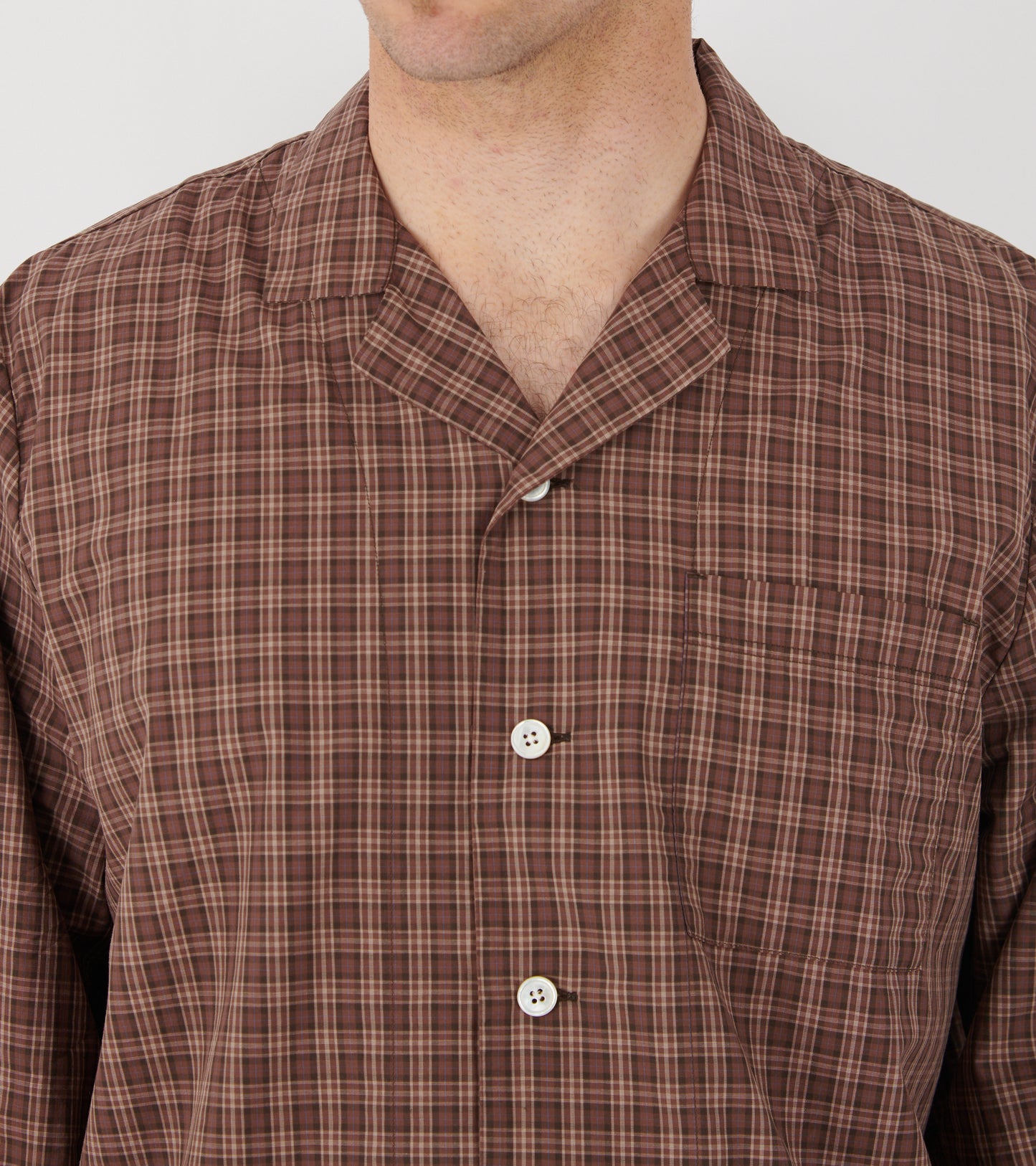 Men's Long-sleeved Shirt Serra Checks