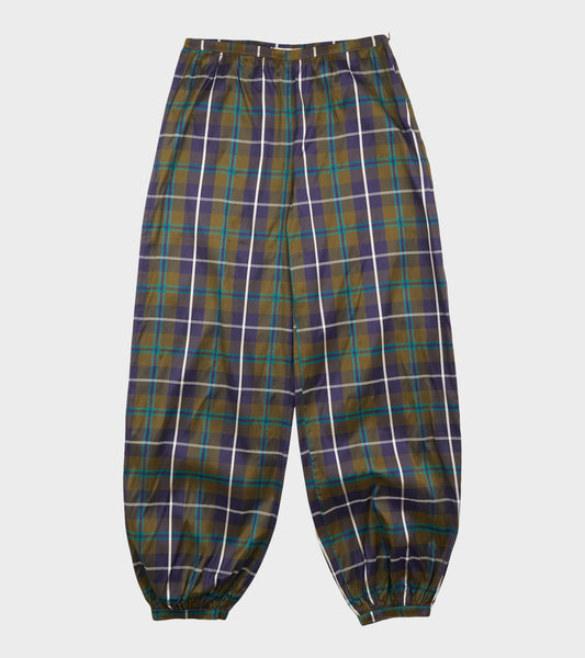 Boza Pants Navy/Green Check