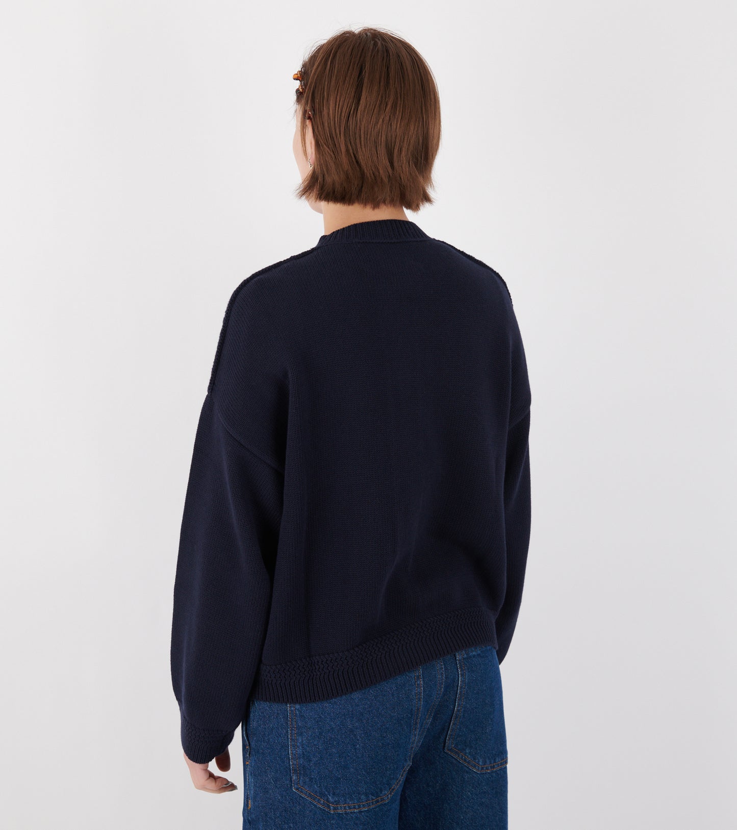 Cobe Cotton Cardigan Navy