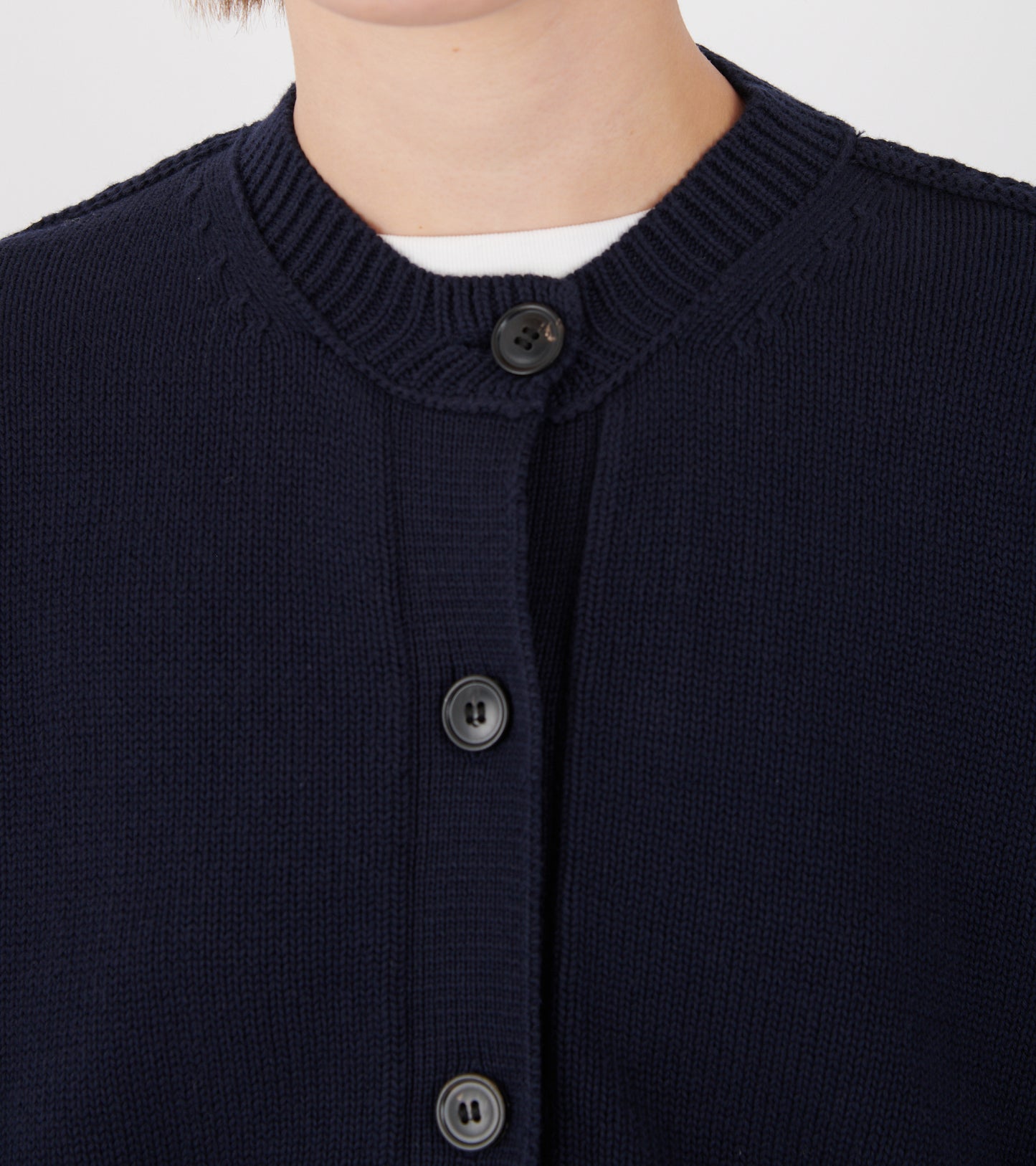 Cobe Cotton Cardigan Navy