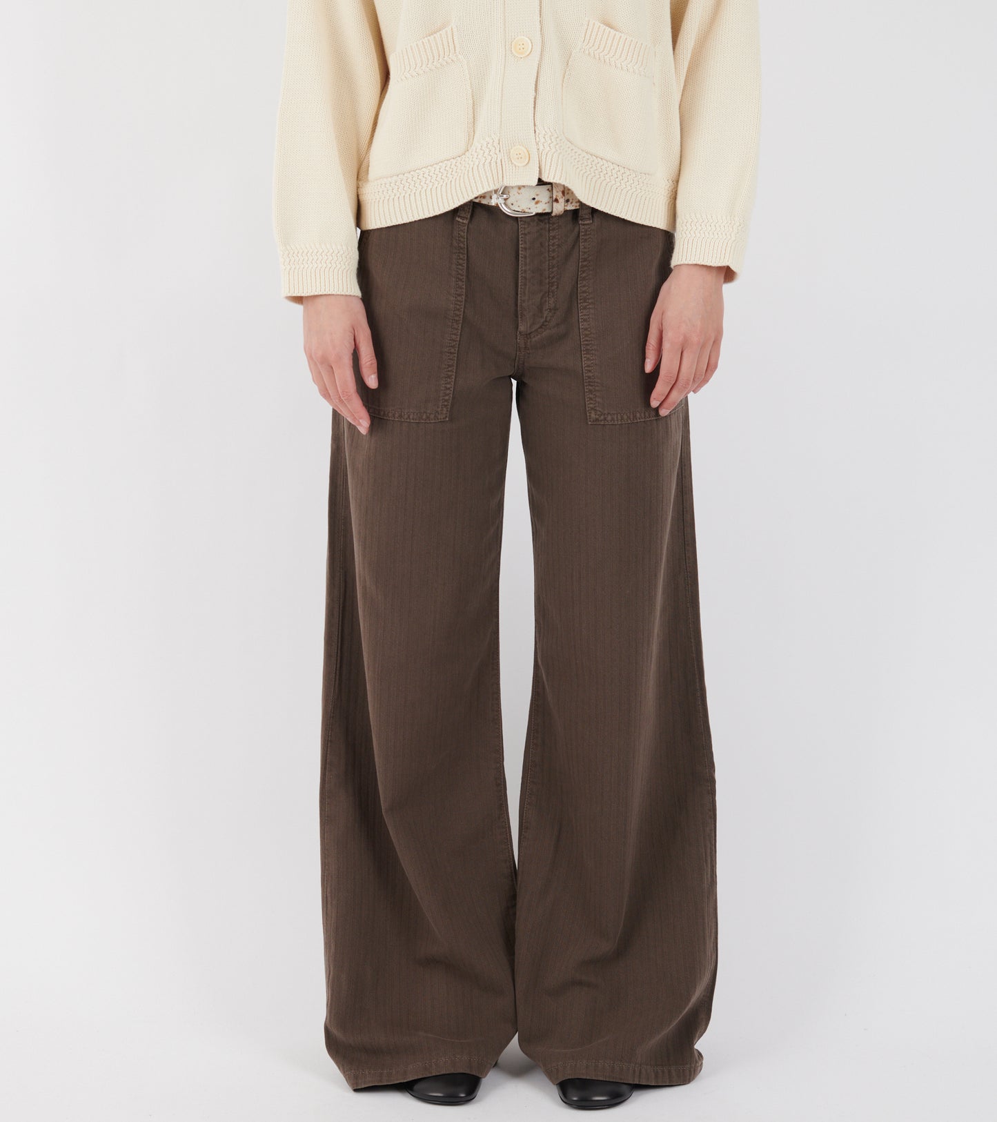 Guell Jeans Chevron Brown