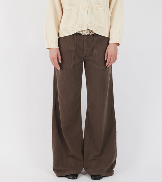 Guell Jeans Chevron Brown