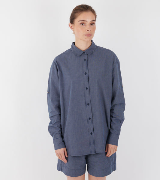 Shirt Navy Check