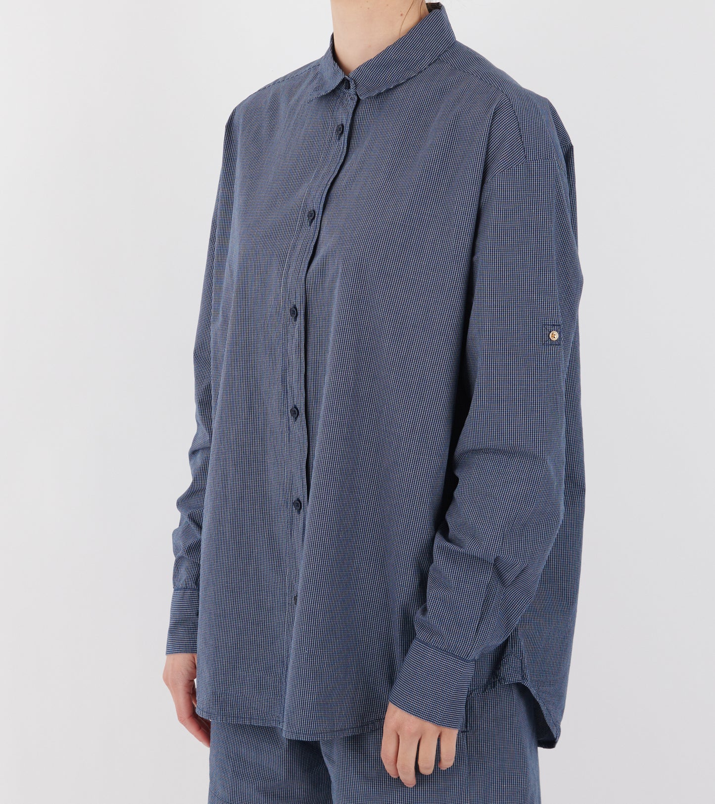 Shirt Navy Check