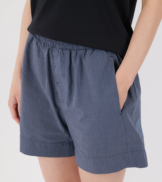 Casual Shorts Navy Check