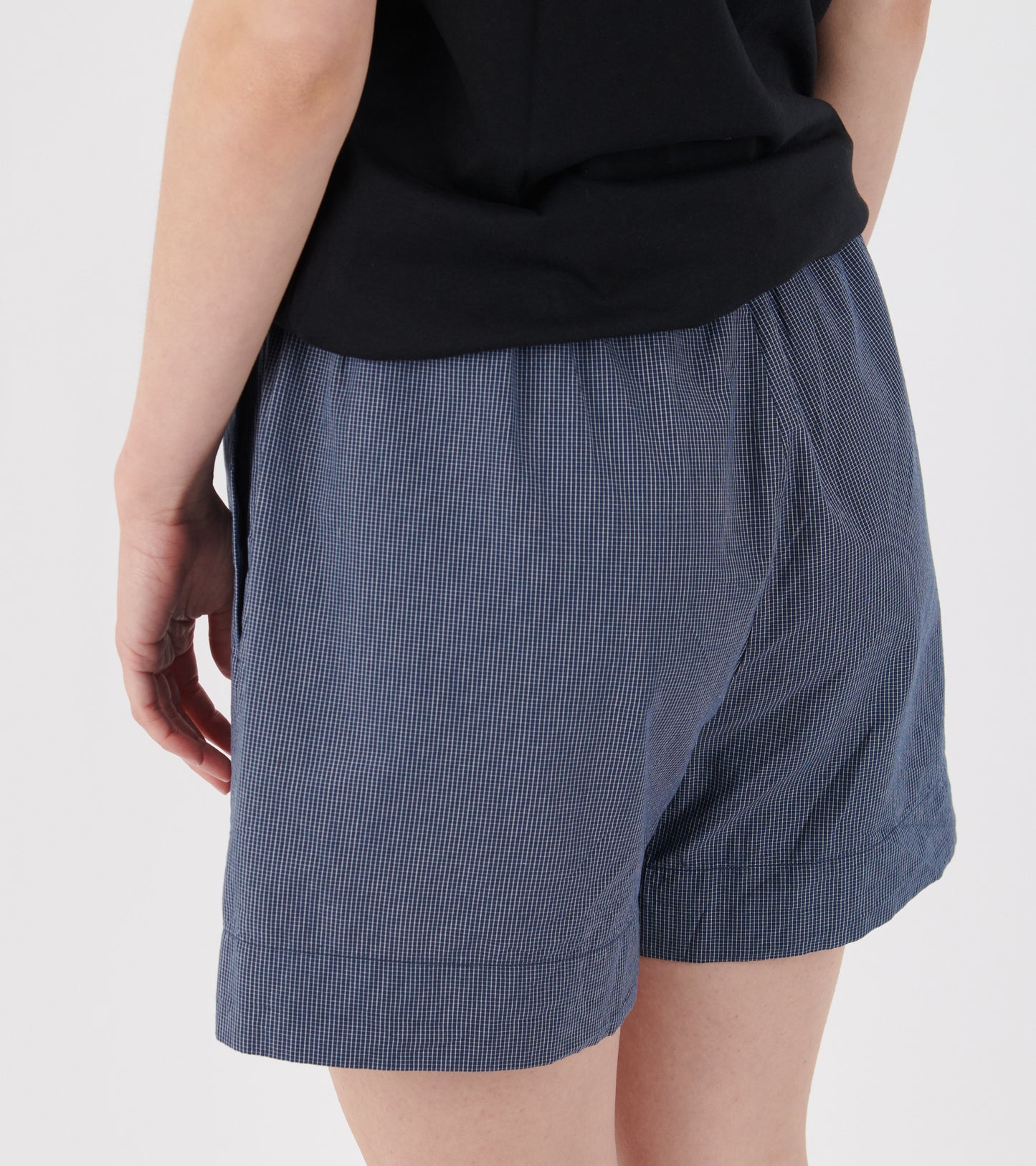 Casual Shorts Navy Check