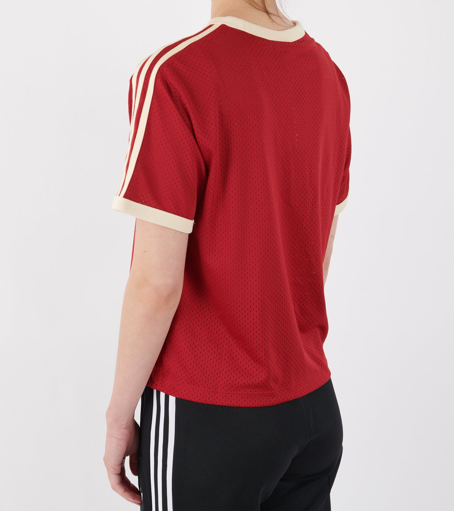 Linear Mesh T-shirt Team Victory Red/Warm Vanilla