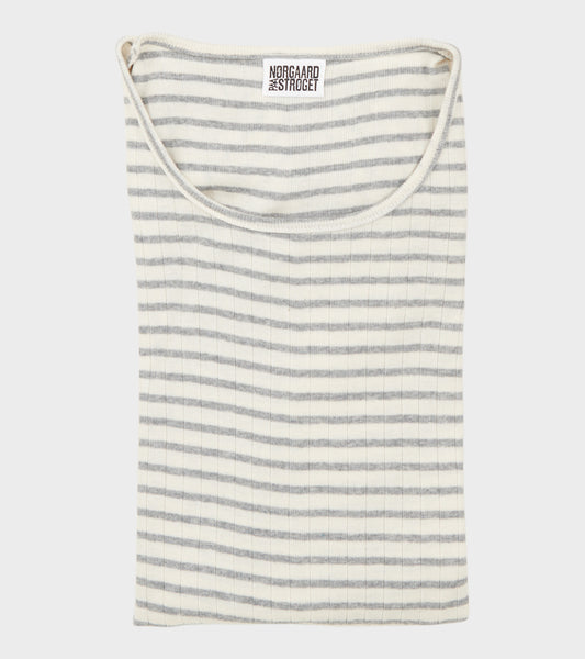 101 Rib NPS Stripes Ecru/Light Grey